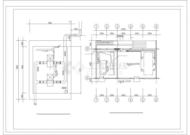 水厂扩建工程电气系统CAD图-图一