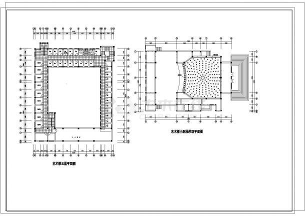 某地方艺术楼建筑全套方案图-图一