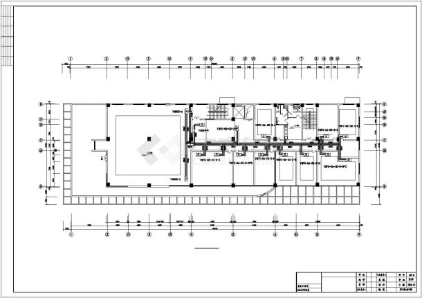 综合楼空调平面设计电气施工图-图一