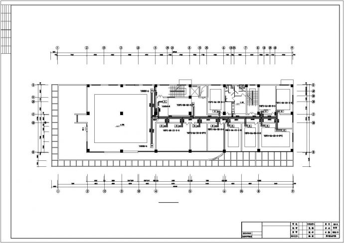 综合楼空调平面设计电气施工图_图1