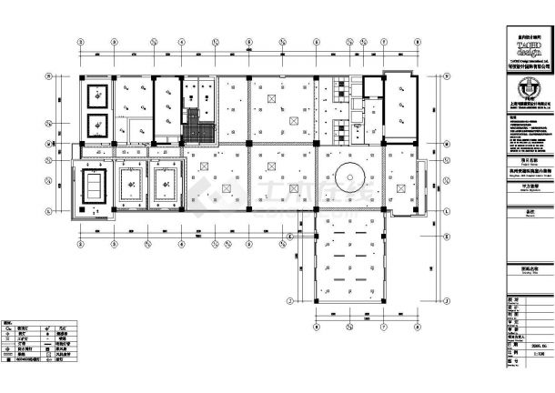 某医院副楼2层CAD节点剖面施工平面-图二