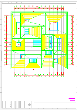 同济-洛阳博物馆建筑设计cad施工图含效果图-图二