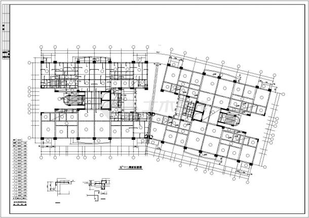 东莞某花园框架结构住宅楼设计cad结构施工图（大院设计）-图一