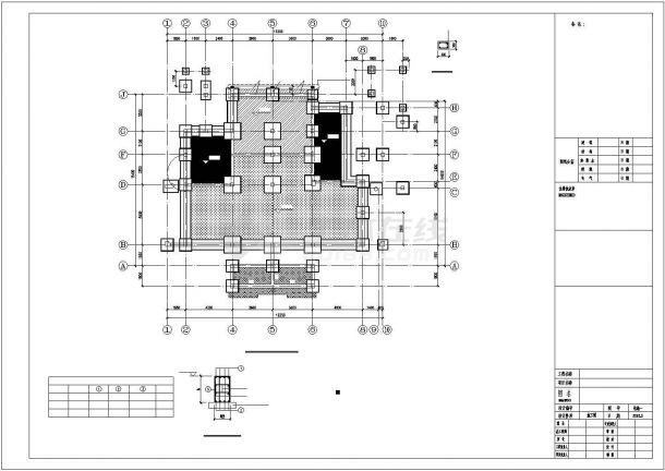 [辽宁]地上三层框架结构住宅楼改造加固结构施工图-图二