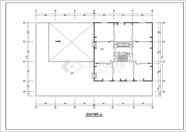 26层框架结构商住楼全套建筑设计CAD图纸（1-4层商用/含地下2层车库）-图二