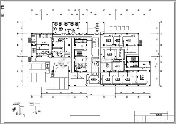 某2672平方米医院综合病房楼洁净手术部照明动力设计cad电气施工图（含设计说明，含弱电设计，15图）-图一