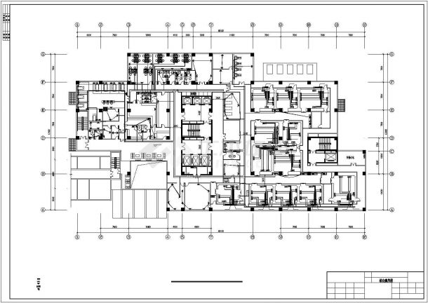 某2672平方米医院综合病房楼洁净手术部照明动力设计cad电气施工图（含设计说明，含弱电设计，15图）-图二