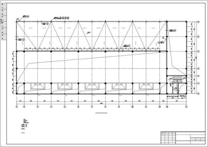 山西某工业场地锅炉房结构施工cad图，共三十五张_图1