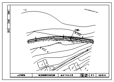 5000米某城市双向四车道高速公路设计cad图(含计算书，毕业设计)-图一