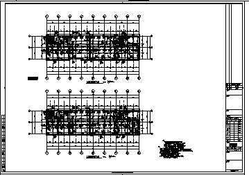 某市十层带地下室混凝土结构质检中心办公楼结构施工cad图(含计算书)-图一