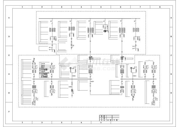35kV变电站新建工程电气施工图纸（含初步设计说明书-图二