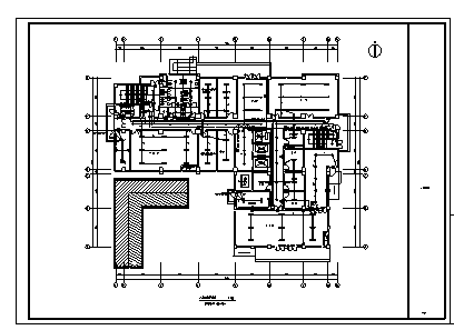 某地上十一层带地下一层残疾人服务中心综合楼电气施工cad图(含照明，弱电设计)-图二