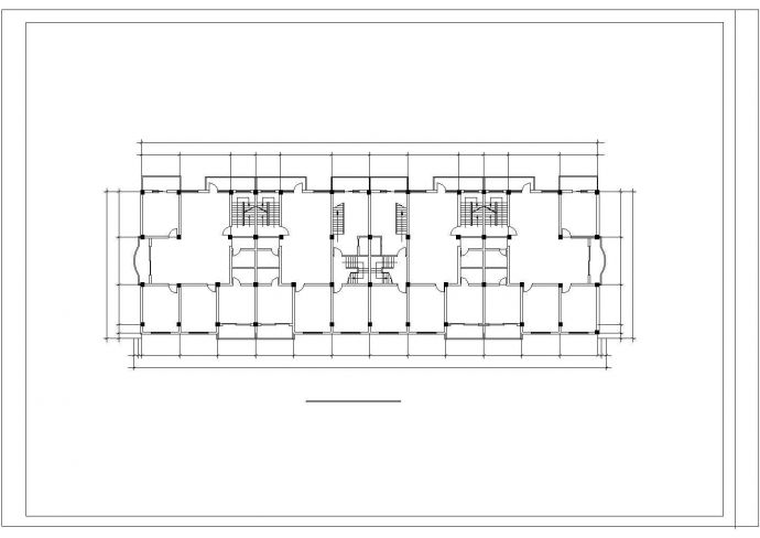 某欧式商场CAD设计建筑图（只含平立面）_图1