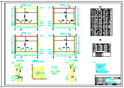 某地区泵站结构钢筋设计cad施工图纸（全套最新）-图一