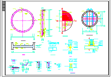 某地区全套集水井结构cad设计施工图纸_图1