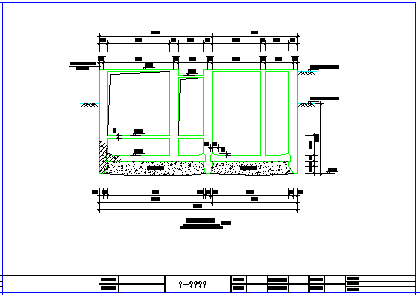 完整的一套泵站沉井设计cad施工图_图1