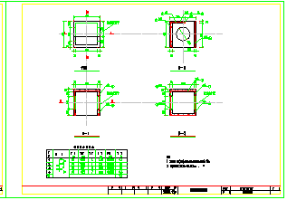 某高效节水灌溉项目细部结构cad设计图纸-图二