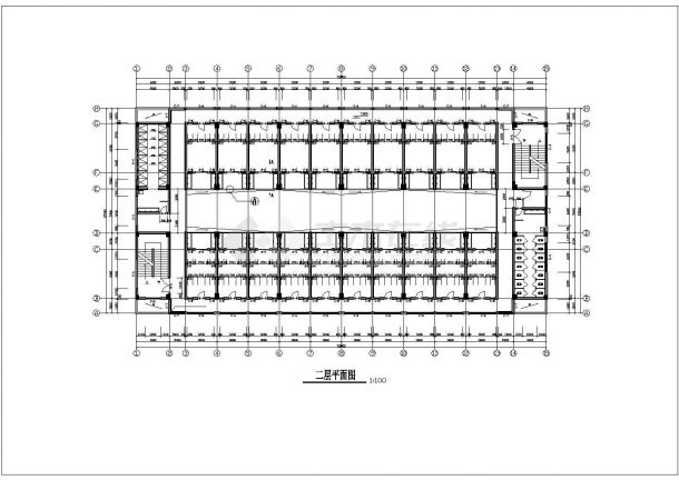 某综合楼设计建筑CAD施工图纸-图二