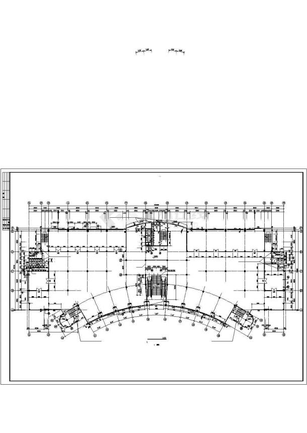 某商业综合楼建筑设计CAD施工图-图二