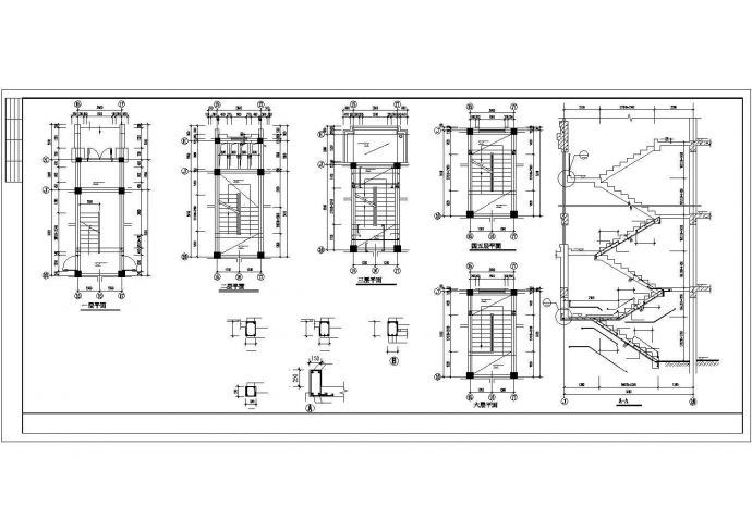 【安徽】某六层框架结构住宅楼CAD施工图_图1