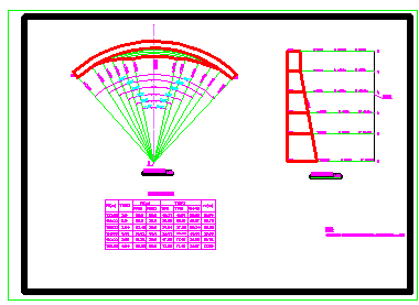 16米高单曲拱坝全套cad设计施工图纸（精品）_图1