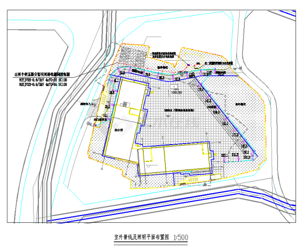 某地贵州小学改扩建工程电气施工图CAD图纸-图一