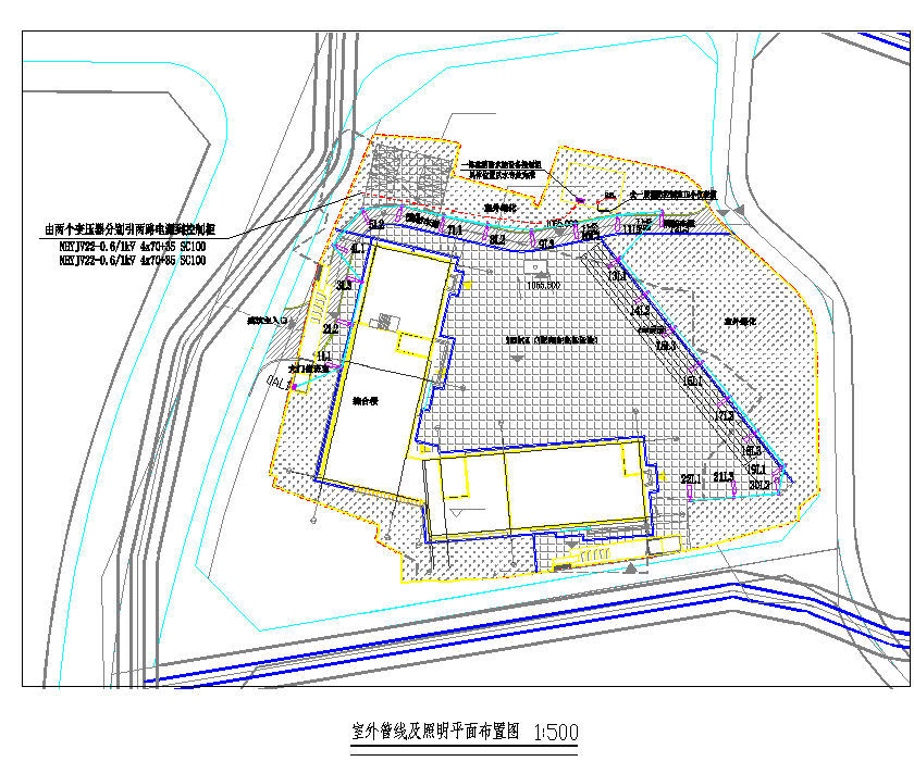 某地贵州小学改扩建工程电气施工图CAD图纸