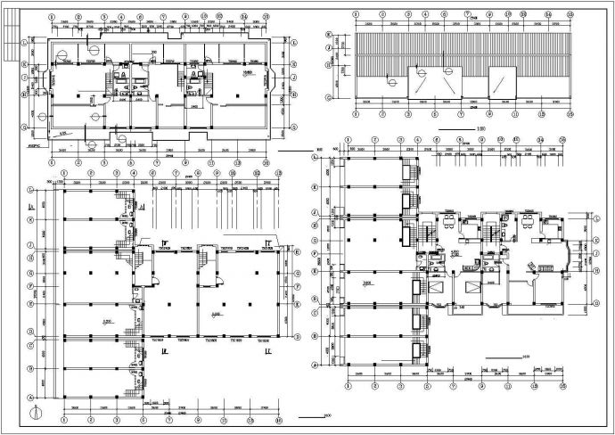 常州金坛区某小区3900平米6+1层混合结构住宅楼建筑设计CAD图纸_图1