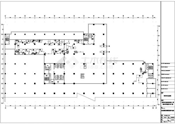 青岛手术室中央空调设计CAD全套图纸-图一