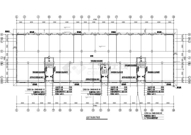 徐州某6层住宅楼水电施工CAD全套图纸-图二