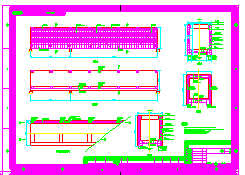 某中型水库渡槽加固设计cad施工图纸_图1