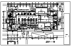某市单位八层带地下一层后勤服务中心电气施工cad图(含强电，弱电，消防设计)_图1