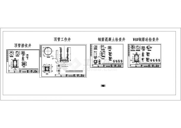 [重庆]污水管网给排水结构施工CAD图纸设计-图二