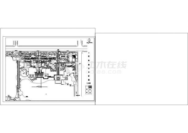 北京某公园基础设施系统配套给排水CAD图纸设计-图一