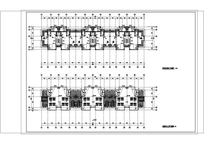某大型住宅小区21号框架结构住宅楼（地上八层）给排水设计cad全套施工图（含设计说明）_图1