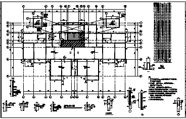 某城市33层剪力墙结构商住楼结构施工cad图(含计算书，结构图)-图一