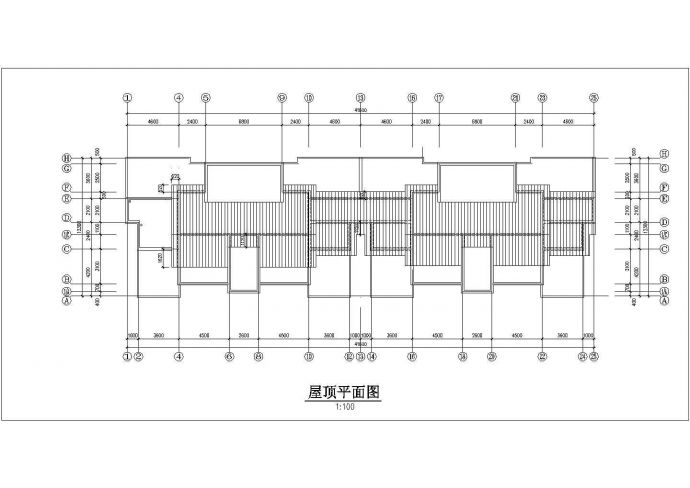 绍兴市安锦嘉园小区7层砖混结构住宅楼平剖面设计CAD图纸_图1
