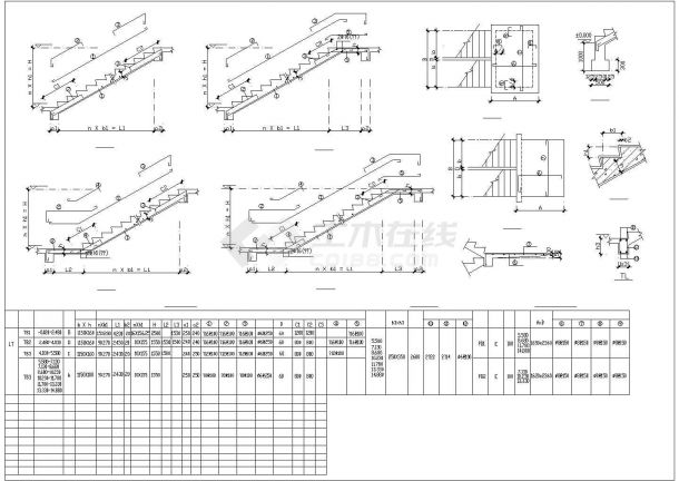 某多层框架结构住宅楼结构设计施工图（条形基础）-图二