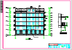 某五层框架综合楼建筑结构毕业设计图纸-图二