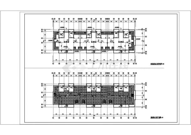 某国际生态商务园启动区18号框架结构住宅楼（地上五层）给排水设计cad全套施工图（含设计说明）-图一