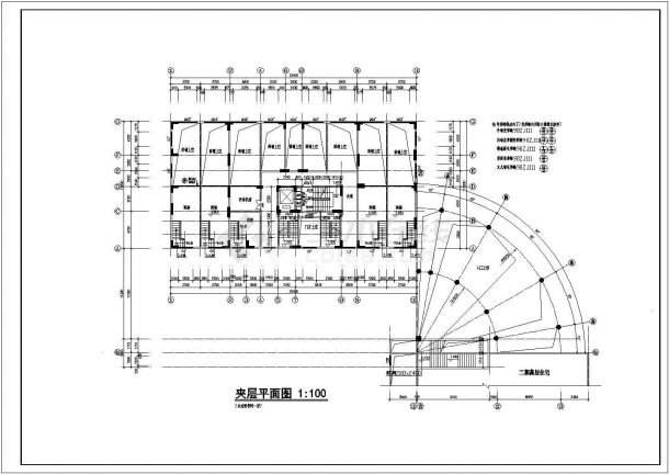 高层住宅楼CAD建筑设计施工图-图一