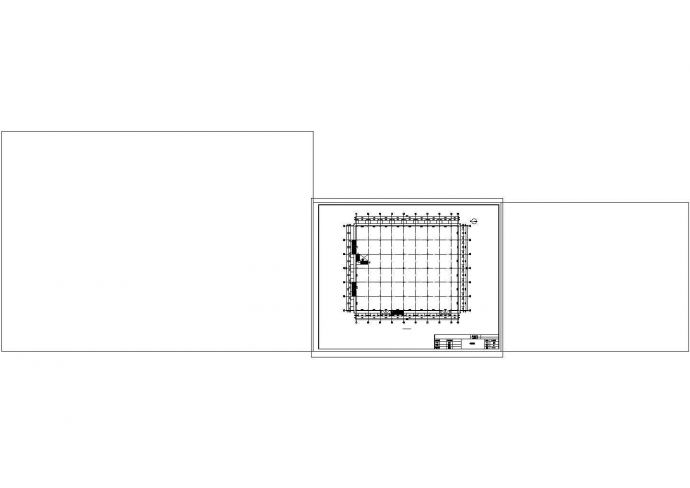 [厂房结构] 门式刚架带夹层结构二层厂房建筑结构施工图纸_图1
