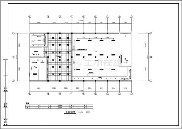 某多层框架结构综合楼配电设计cad全套电气施工图（ 含设计说明）-图二