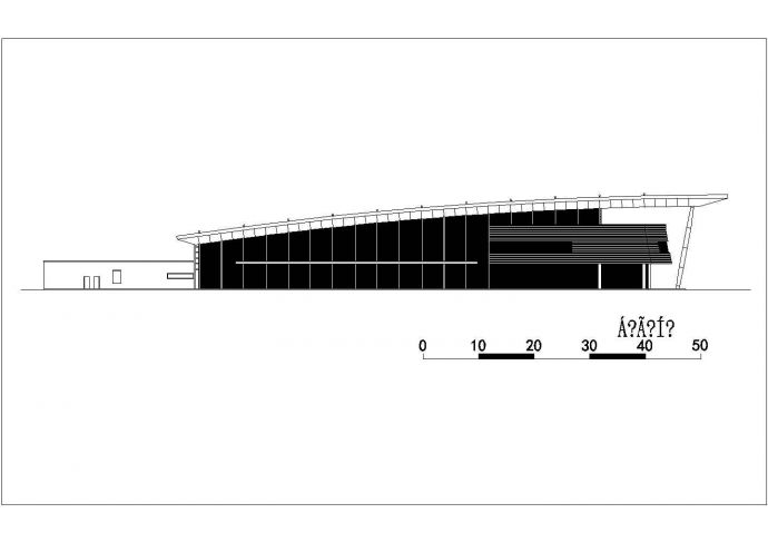 某二层14421平方米长途汽车客运站CAD大样建筑构造详细设计图纸_图1
