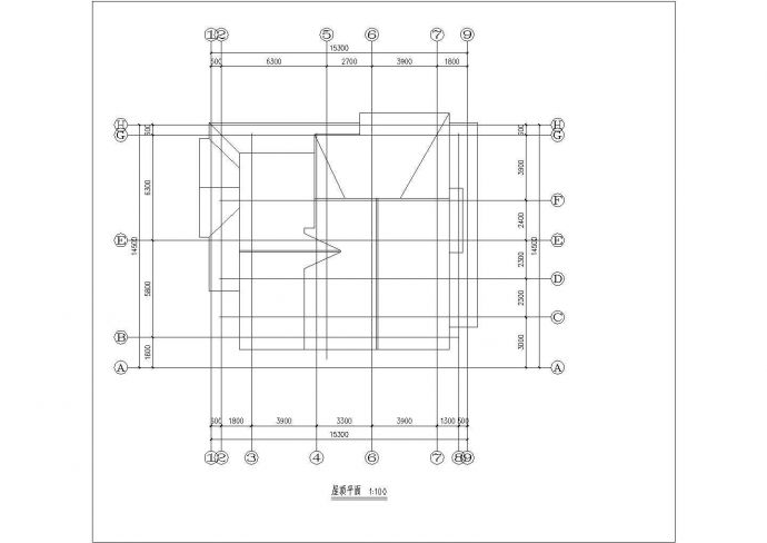 某现代化村镇295平米3层框混结构单体别墅平立剖面设计CAD图纸_图1