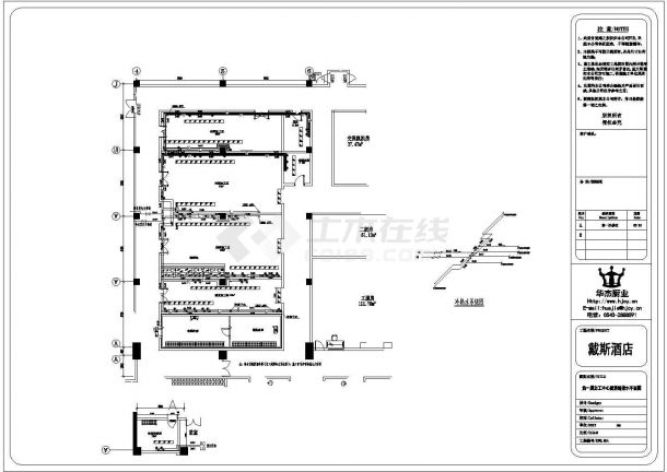 某厨房配电设计cad全套电气施工图（含设计说明，含给排水设计）-图二