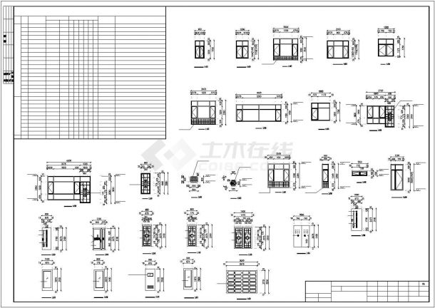 青岛市某三层高档别墅方案CAD布置图-图二