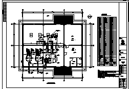暖通工艺设计_某市单层机场热能中心暖通工艺系统设计cad图纸-图一