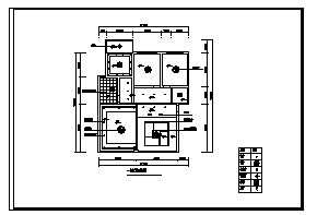 某二层加跃层户型室内装修施工cad图_室内施工-图二