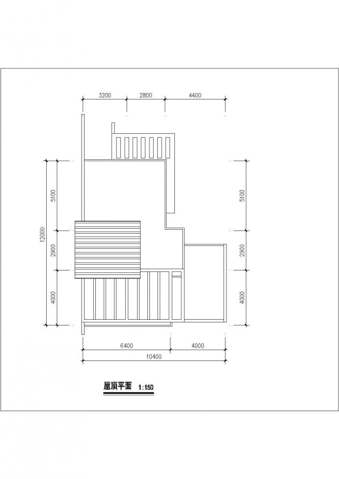 200-276平米3层框混结构单体别墅平立剖面设计CAD图纸（四套方案）_图1